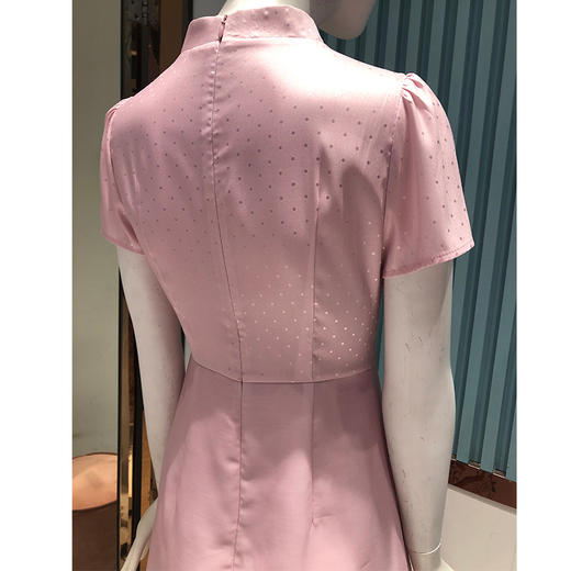 司歌国风新中式改良旗袍短袖印花连衣裙A891040X 商品图1