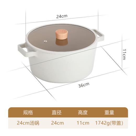 韩国Neoflam fika系列家用陶瓷不粘炒锅/煎锅/汤锅电磁炉燃气通用锅 商品图8
