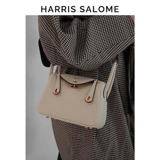 Harris Salome质感琳迪包 头层牛皮手提单肩斜挎包 商品图8