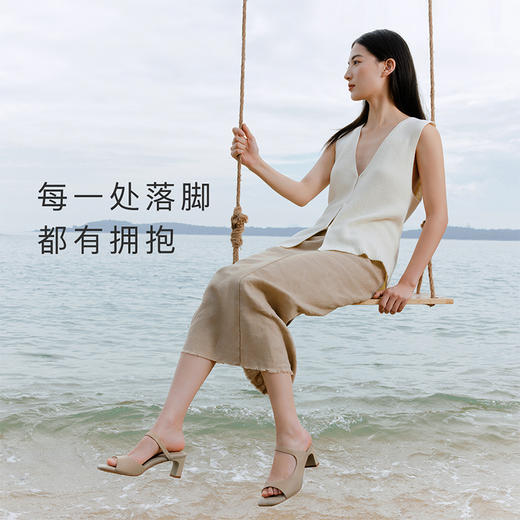 【促销款】7or9沙发系凉鞋-抹茶蛋挞 商品图2