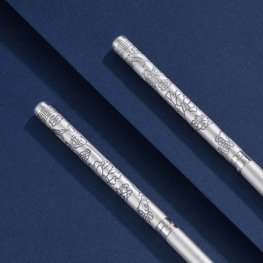 子佩集S999银【年年有余】筷子摆件【B3116】2403 商品图6