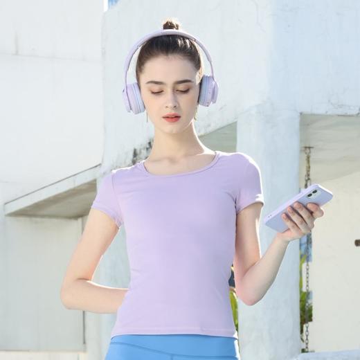 2024春夏新款网纱露背S芸佳瑜伽上衣 商品图0