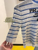 Prada灰蓝撞色羊毛针织衫 商品缩略图9