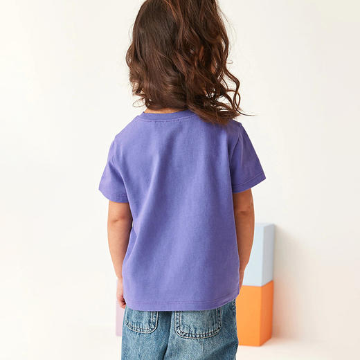 【小仙女夏日必备】Little maven儿童T恤女童蝴蝶夏季短袖女孩纯棉上衣中小童圆领T恤 商品图1