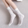 「19.9元到手3双！芭蕾风堆堆袜」芭蕾风白色堆堆袜子 女中筒袜ins潮竖条纯色jk学院风春夏薄款长袜配饰 商品缩略图2