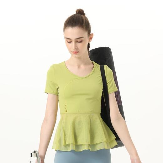 2024春夏新款运动瑜伽S黎念短袖上衣 商品图1