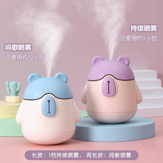 戈尔斯诺GEERSINUO 憨姆熊加湿器GS-QDD232 萌宠加湿 湿润相伴 商品图2
