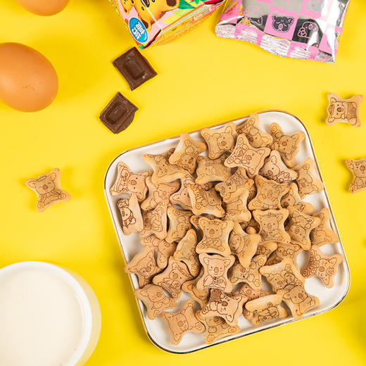 乐天LOTTE小熊饼干37克*6盒草莓味 商品图1