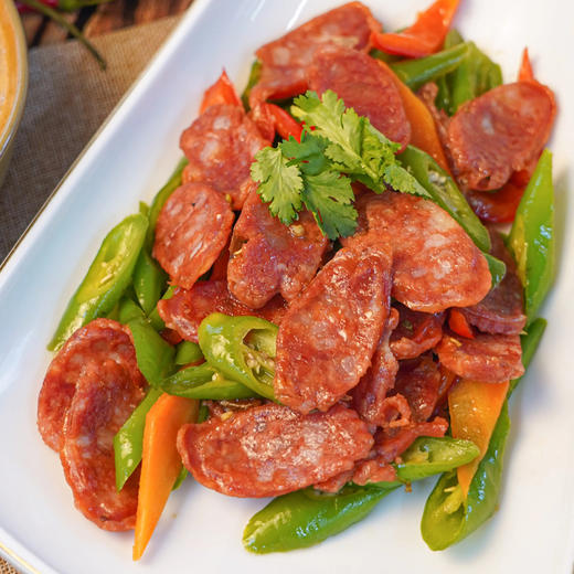 德和 500g大众广味/麻辣味香肠腊肠1斤/袋 腊味年货#腌腊 商品图9