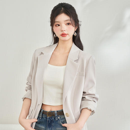 高级感气质精致西装外套女新款休闲通勤职场西服上衣V0440197 商品图2