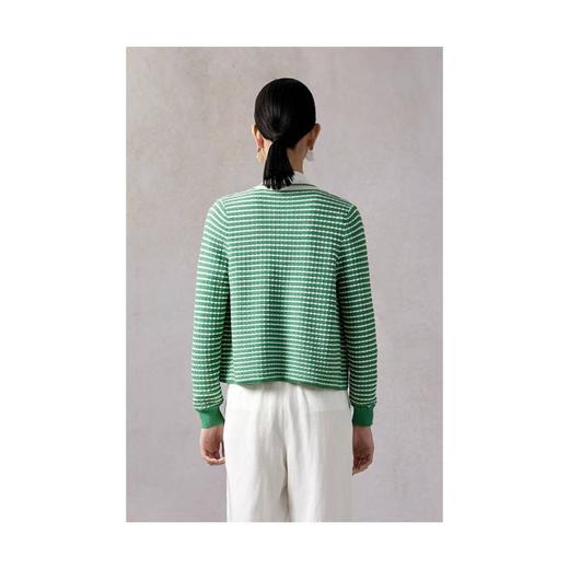 3楼 皮皮狗编织感圆领针织开衫 商品图2