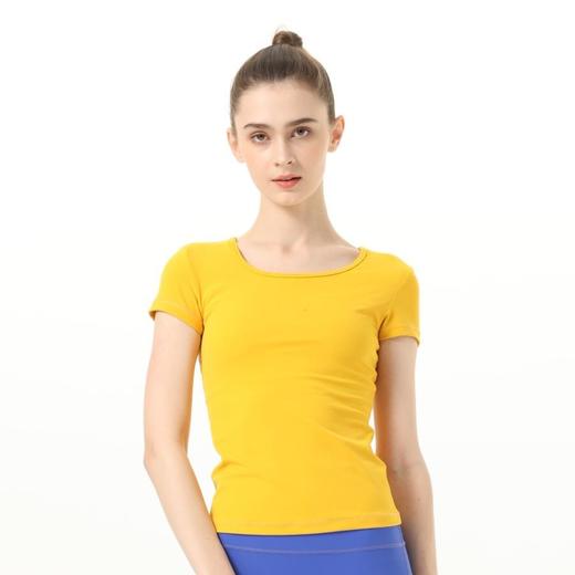 2024春夏新款网纱露背S芸佳瑜伽上衣 商品图2