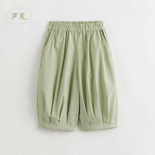 【马克珍妮 芦芙】2024年夏装女童吸湿速干宽松七分灯笼裤240851 商品图0