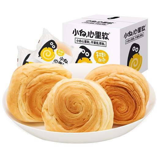 小白心里软原味手撕面包420g 商品图0