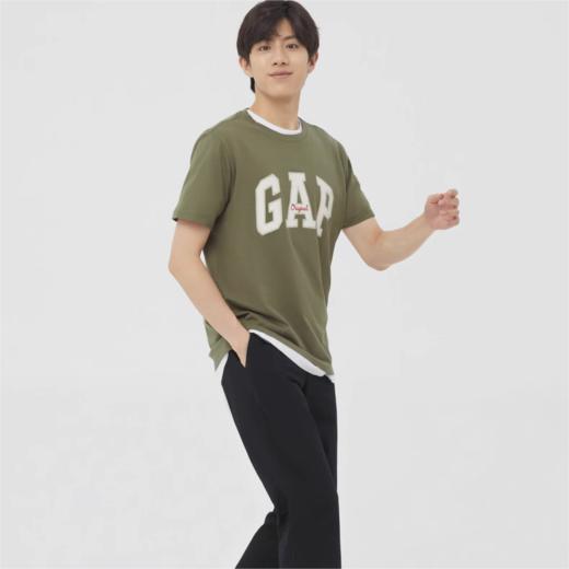 【GAP短袖】潮牌圆领短袖T恤男女夏季LOGO印花情侣款潮流休闲时尚上衣 商品图4