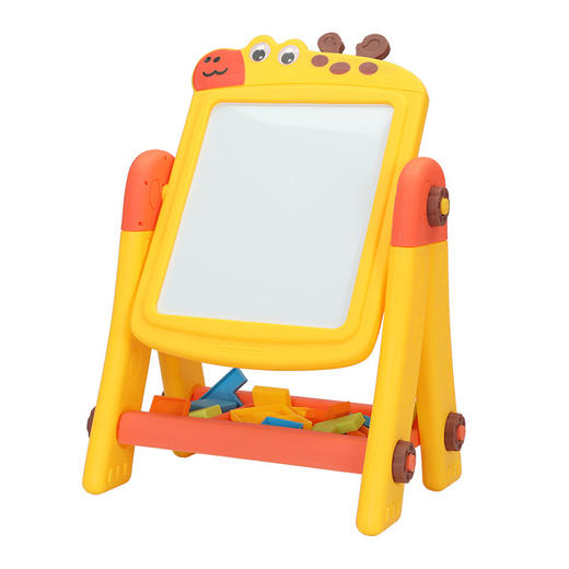 【儿童两用画板 益智类玩具】儿童画板彩绘 小孩积木桌 画写收纳双面板 商品图4