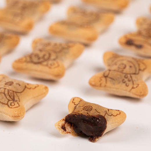 乐天LOTTE小熊饼干37克*6盒巧克力味 商品图1