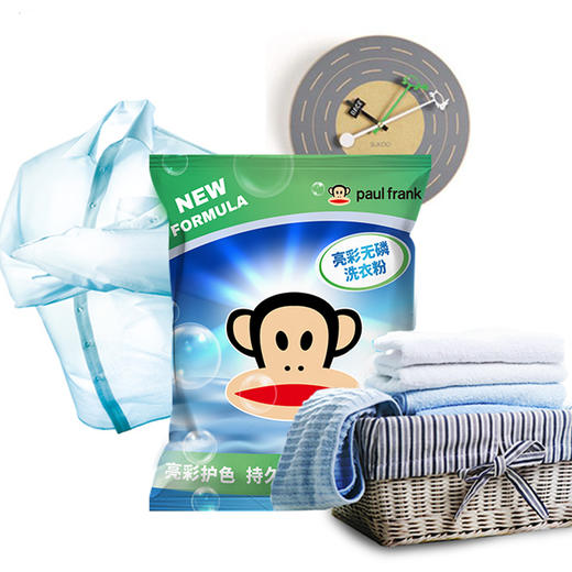 大嘴猴 亮彩无磷洗衣粉520克袋装 洁净护色 香气迷人 商品图1