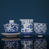 青花西番莲纹6头茶具 商品缩略图1