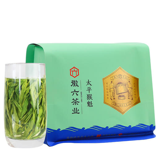 徽六丨太平猴魁 寻味300 绿茶 一级 纸包 150g  商品图4