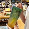 高颜值女王杯礼盒装玻璃吸管杯ins风家用杯子加厚大容量喝水杯子冷饮杯 商品缩略图2