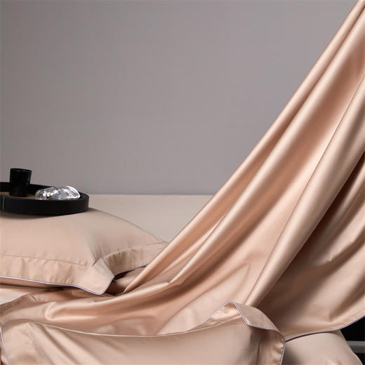 【麦上家居】纯色双拼极品长绒棉四件套MS 商品图8