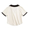 马登复古V领Polo衫正肩显瘦短袖修身T恤小众设计老钱风撞色上衣女 商品缩略图6