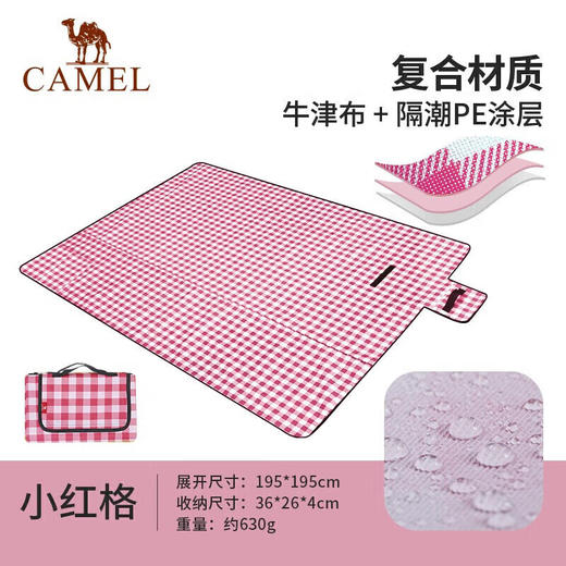 骆驼（CAMEL）户外野餐垫露营野炊防潮垫隔热折叠地垫帐篷野外睡垫 A1W3HR102 商品图0