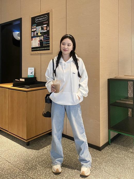 LONSDALE/龙狮戴尔 纯色高级慵懒连帽情侣卫衣[福利品] 商品图9