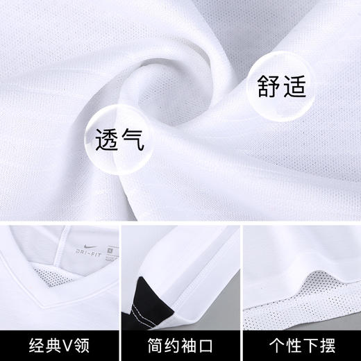 小李子耐克运动比赛足球训练服跑步健身过人王印花休闲短袖成人男 商品图2