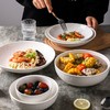 爱丽丝浮雕碗盘餐具陶瓷餐盘高级感菜盘汤碗饭碗家用深盘创意盘子 商品缩略图1