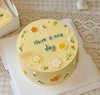 【优品系列】---【愉快的一天】手绘花送女孩子、女生蛋糕 商品缩略图0