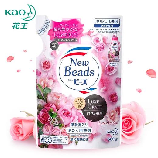 花王  洗衣液  洗衣液玫瑰花香（替换装）680g 商品图0