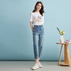EITIE爱特爱经典高腰显瘦通勤百搭牛仔裤夏季新款B2405302A 商品缩略图3