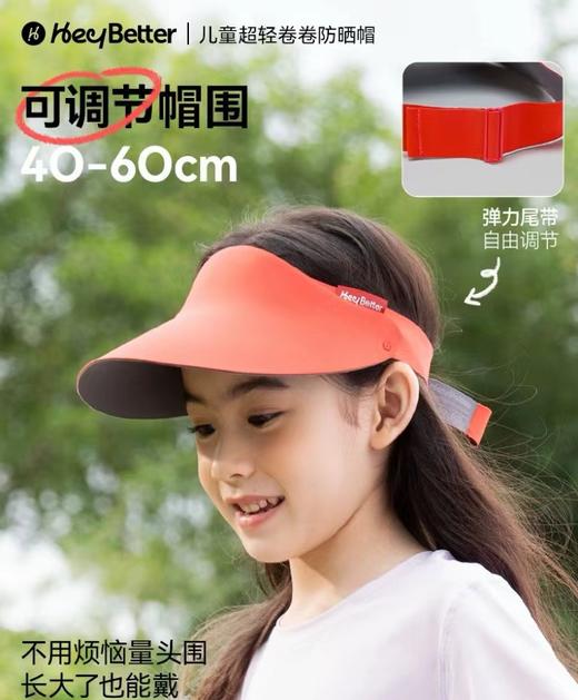4楼Eubelle欧蓓 HeyBetter儿童防晒帽超轻卷卷帽 秒回弹可机洗 光变遮阳帽 吊牌价：149-159元 活动价：49-59元 商品图4