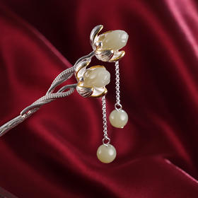 子佩集S925银【雨中花慢】发簪【WSJ0148】2403