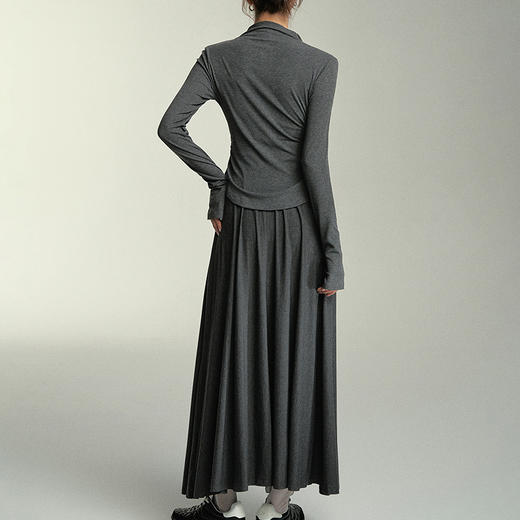 预售 | SOMESOWE 宽幅A字长裙-S2407051[福利品] 商品图2