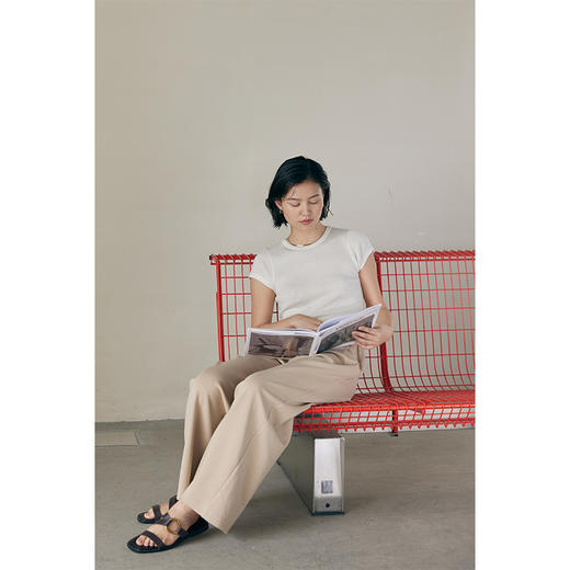 HeyDress系带阔腿裤女春夏高腰宽松显瘦直筒休闲裤百搭长款拖地裤 商品图3