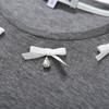 预售 | SOMESOWE 格雷系蝴蝶结钉钻长袖T-S2407042[福利品] 商品缩略图5