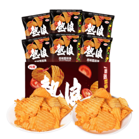 四洲热浪薯片香辣番茄味50克*6袋