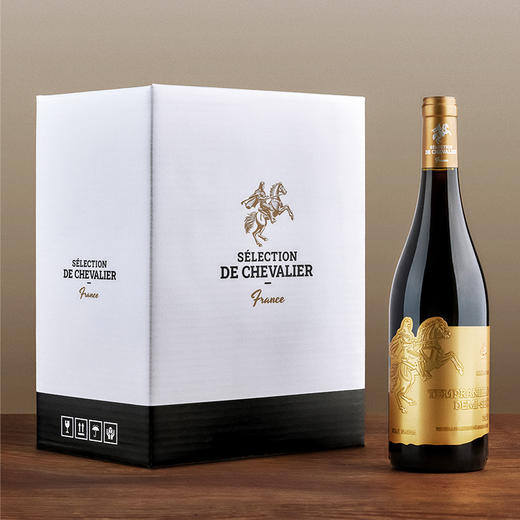 法国原瓶进口 骑士之礼 红酒750ml*2瓶 商品图3