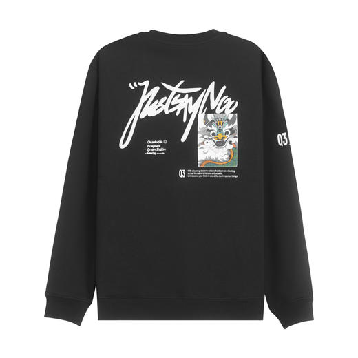 HX 秋冬季圆领卫衣加绒S106340201101/02 商品图5