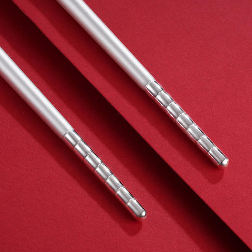 子佩集S999银【福寿双全】筷子摆件【B3229】2403 商品图4