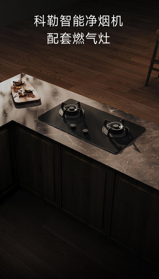 cleadeep/灶具/K2/科勒智能净烟机配套燃气灶(需要与科勒k2配套净烟机一同选购不可拆分） 商品图1
