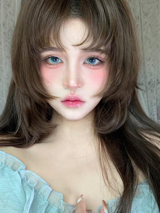 Mimipark旗下 ·｜沙滩印记&琥珀画本   14.2mm白狮参考着色待测｜月抛  2片 商品图5