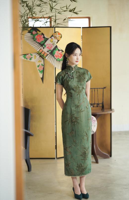 逸红颜明月优选 #『箓蝶』   来自上海老师傅手工制作的极品红云纱旗袍 商品图13