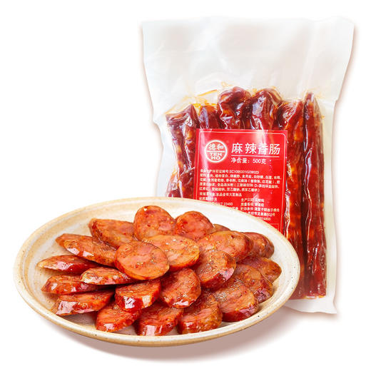德和 500g大众广味/麻辣味香肠腊肠1斤/袋 腊味年货#腌腊 商品图7