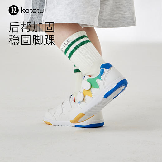 卡特兔婴儿学步鞋2024春季新款幼儿园小白鞋防滑宝宝鞋子机能鞋 商品图2