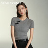 预售 | SOMESOWE 可拆卸蝴蝶结假两件短袖-S2407045[福利品] 商品缩略图2