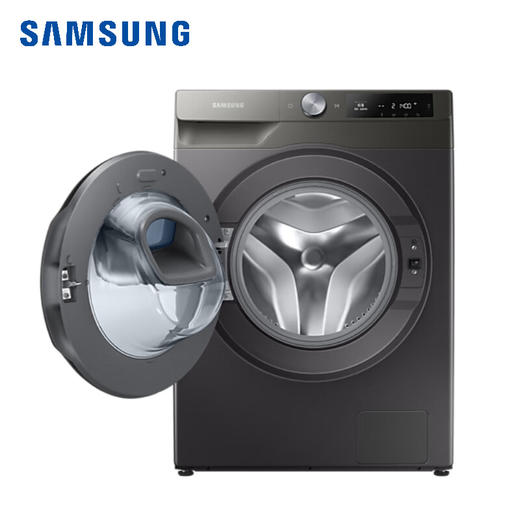 三星（SAMSUNG）10.5公斤大容量洗烘一体蒸汽除菌 安心添 母婴洗 喷淋快洗 滚筒全自动洗衣机 洗烘一体 冰晶灰 WD10T654DBN/SC 商品图3